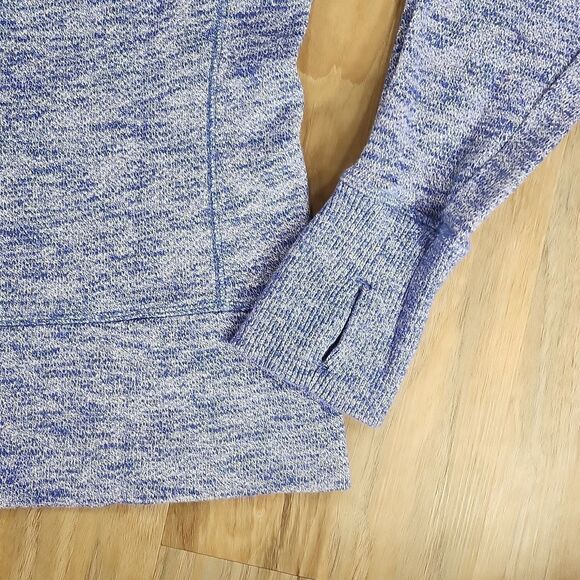 🔺️Gap Fit Purple Variegated Zippered Athletic Hoodie Medium - Picture 11 of 14